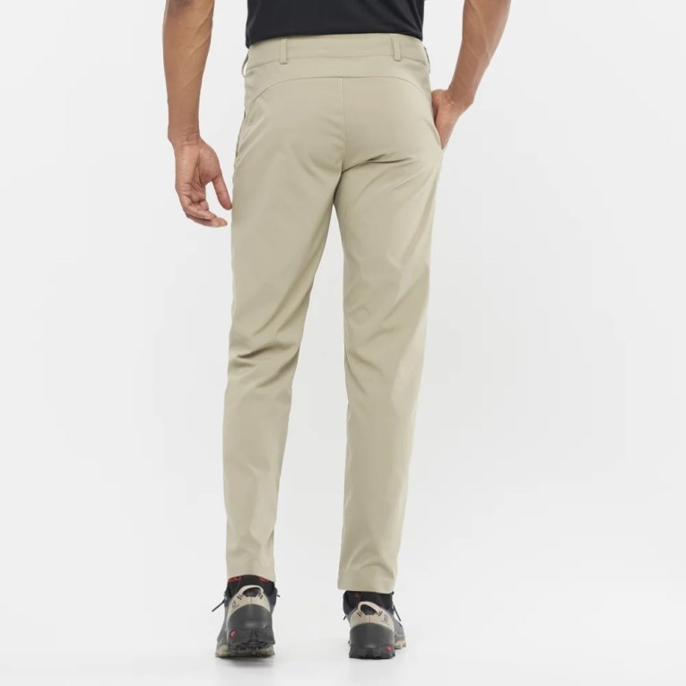 Beige Salomon Wayfarer City Men's Sport Pants | IE BM7093